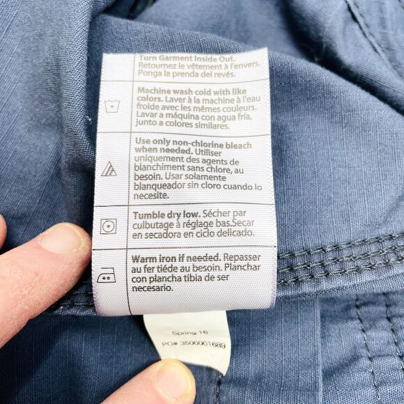 Carhartt Women's Medium Hooded Slate Blue El Paso Utility Jacket - Picture 3 of 9